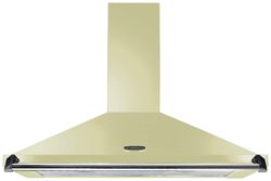 Rangemaster Classic 90cm Cooker Hood - Cream Chrome.
